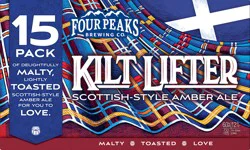 Four Peaks Kilt Lifter Beer, 15 Pack 12 fl oz Cans