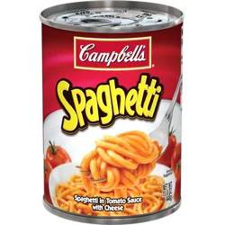 Campbell's Spaghetti in Tomato Sauce with Cheese, 15.8 oz Can