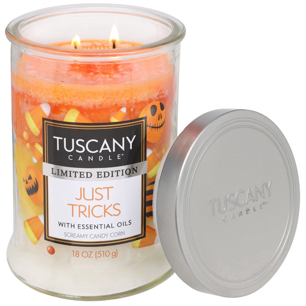 slide 2 of 2, Tuscany Candle® Limited Edition Just Tricks Scented Triple Pour Jar Candle, 1 ct