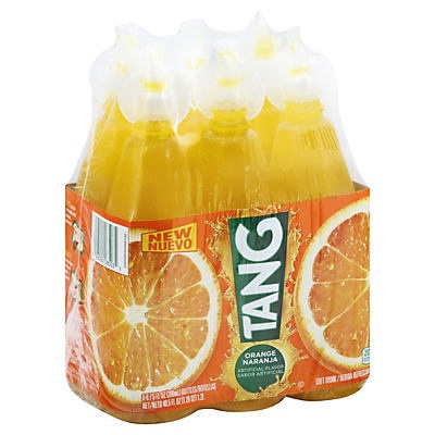 slide 1 of 6, Tang Orange Artificially Flavored Soft Drink Pack, 6 ct; 6.75 oz