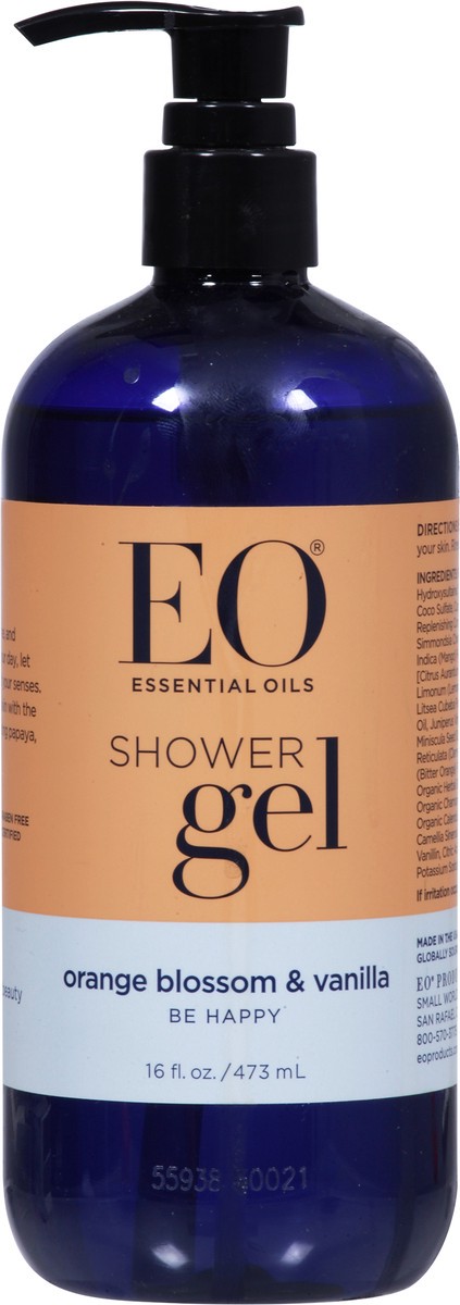 slide 6 of 9, EO Uplifting Orange Blossom Vanilla Shower Gel 16 fl oz, 1 ct