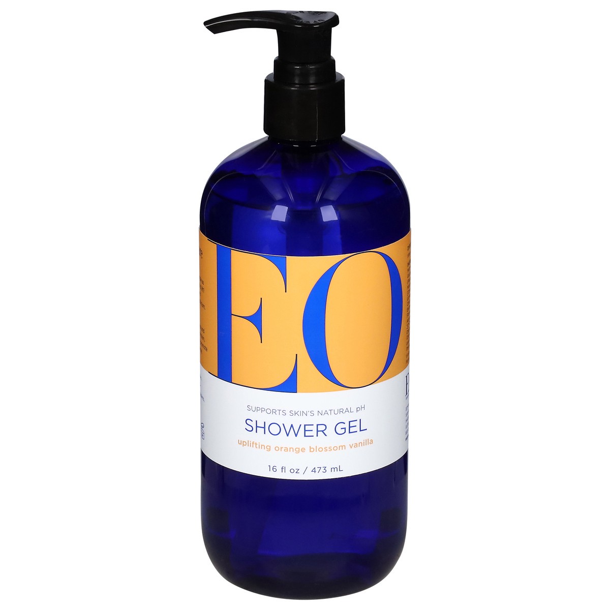 slide 1 of 9, EO Uplifting Orange Blossom Vanilla Shower Gel 16 fl oz, 1 ct
