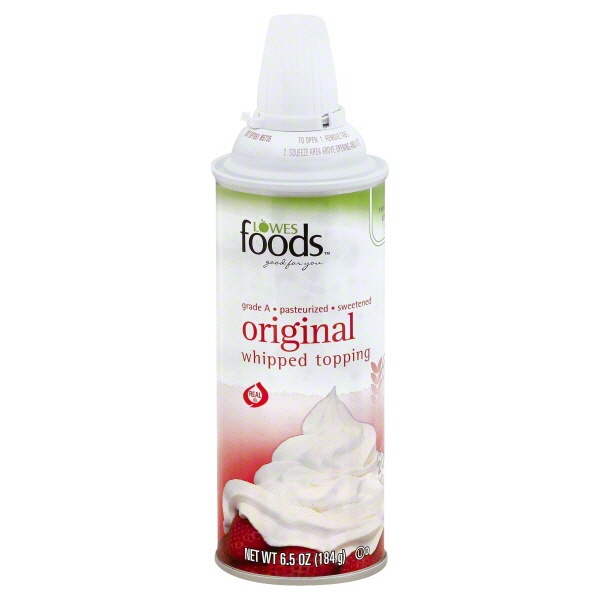 slide 1 of 1, Lowes Foods Whipped Topping Original, 7 oz