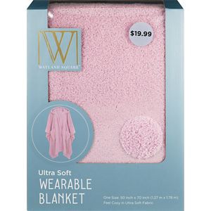 slide 1 of 1, Fall Fest Hooded Throw Blanket, Lilac, 1 ct