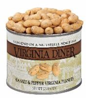 slide 1 of 1, Virginia Diner Sea Salt and Pepper Peanuts, 10 oz