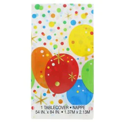 Unique Industries Unique Glitzy Gold Birthday Tablecover