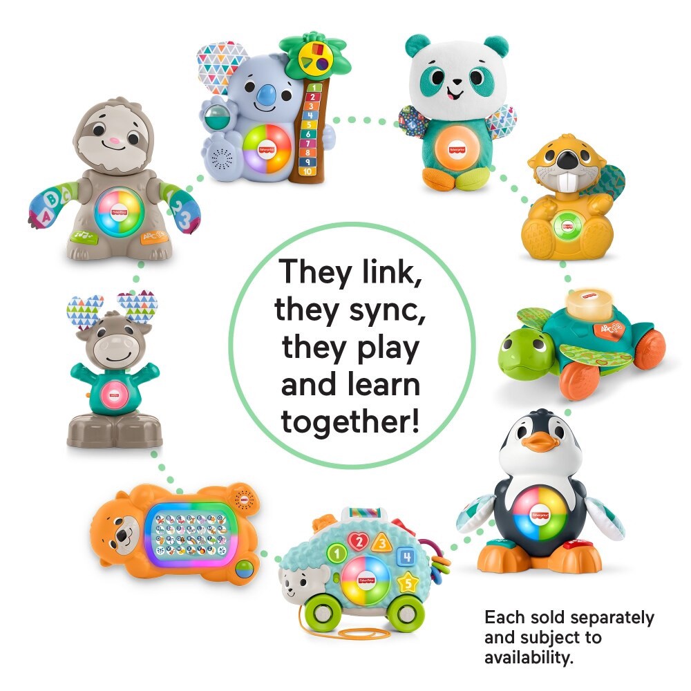 slide 3 of 6, Fisher-Price Linkimals Cool Beats Penguin Learning Toy, 1 ct