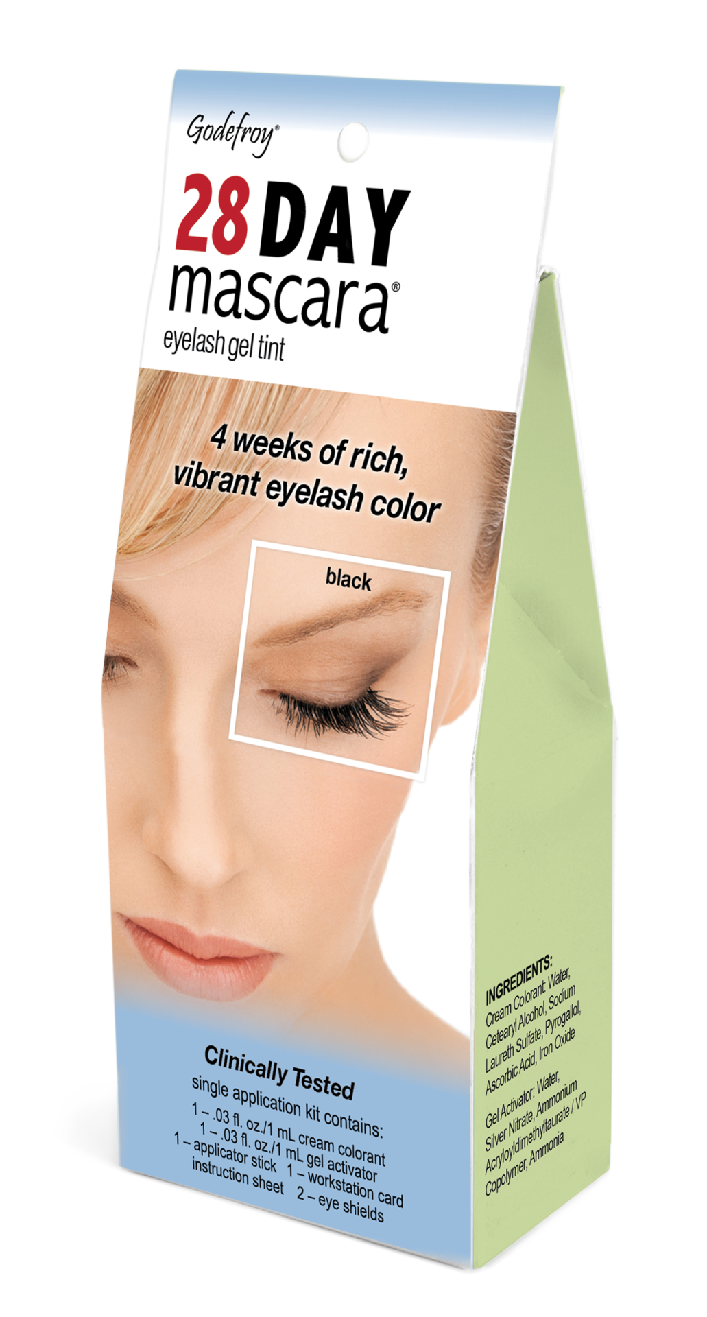 slide 1 of 1, Godefroy 28 Day Mascara, Black, 1 ct