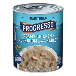 Progresso Traditional Creamy Chicken & Mushroom With Barley Soup