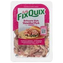 Buddig Fix Quix Rotisserie Style Shredded Pork 6 oz