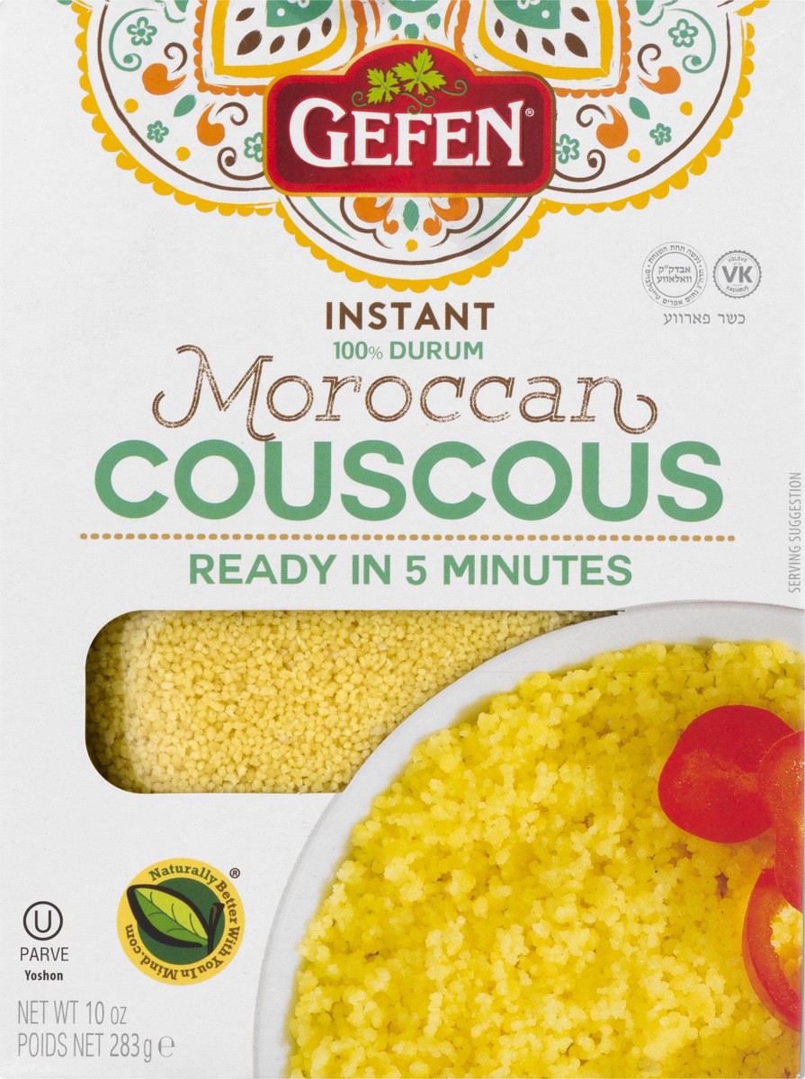 slide 9 of 9, Gefen Instant 100% Durum Moroccan Couscous 10 oz, 10 oz