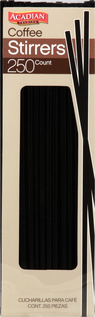 slide 8 of 8, Acadian Trading Coffee Stirrers, 250 ct