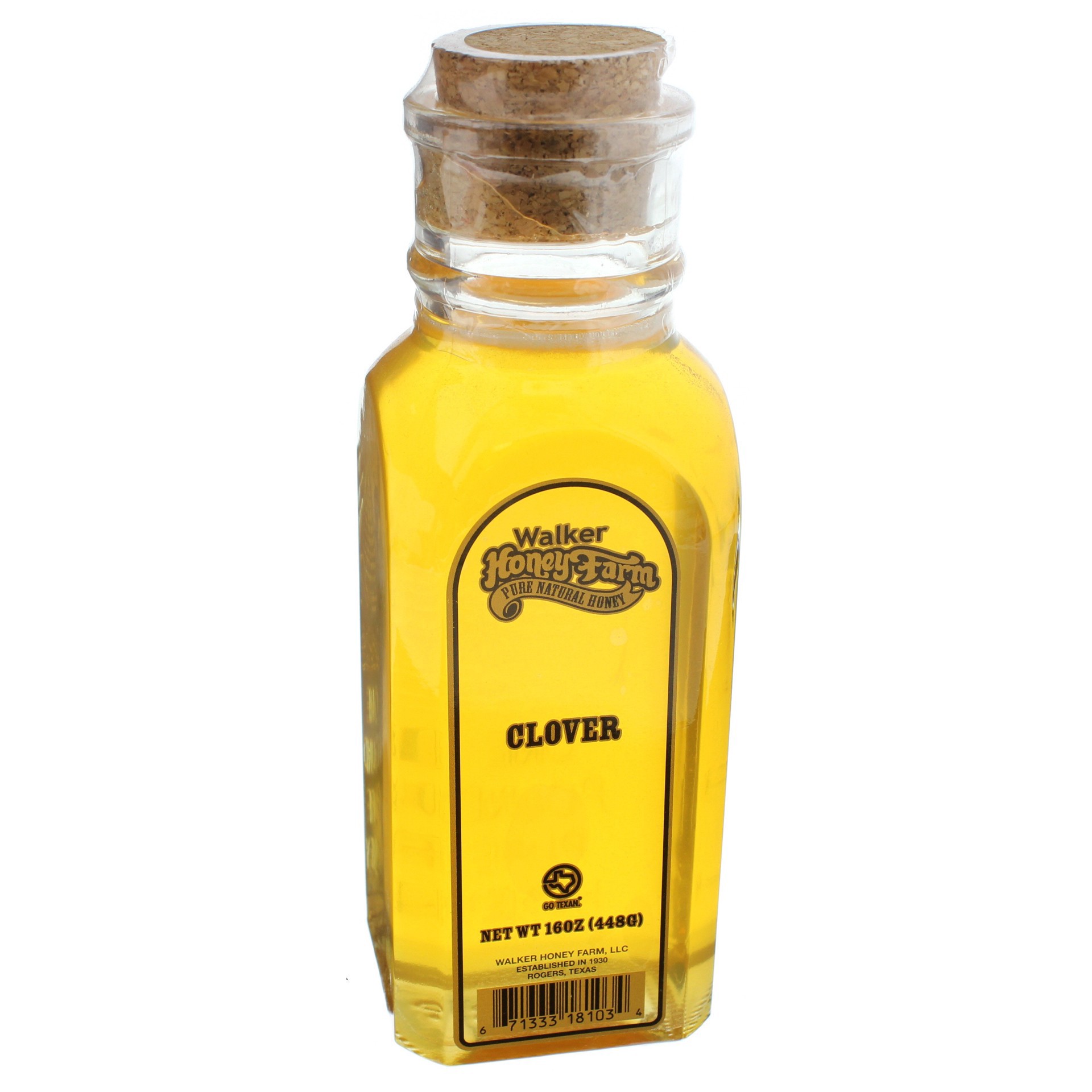 slide 1 of 1, Walker Honey Farm Texas Clover Honey, 16 oz