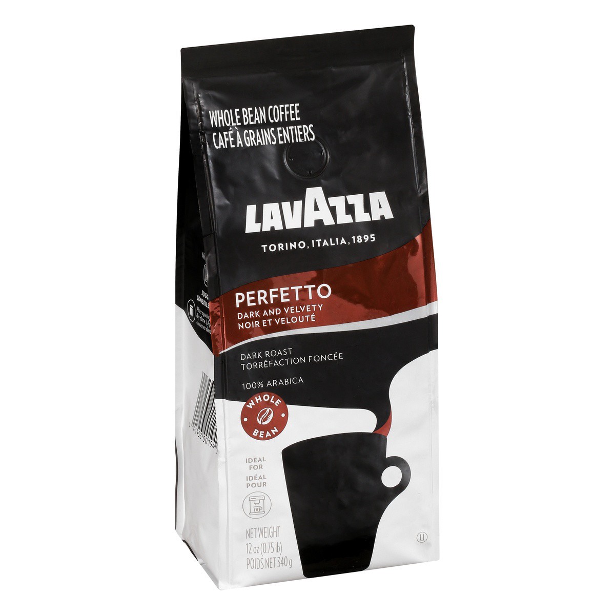 slide 4 of 9, Lavazza Dark Roast Whole Bean Perfetto Coffee - 12 oz, 12 oz