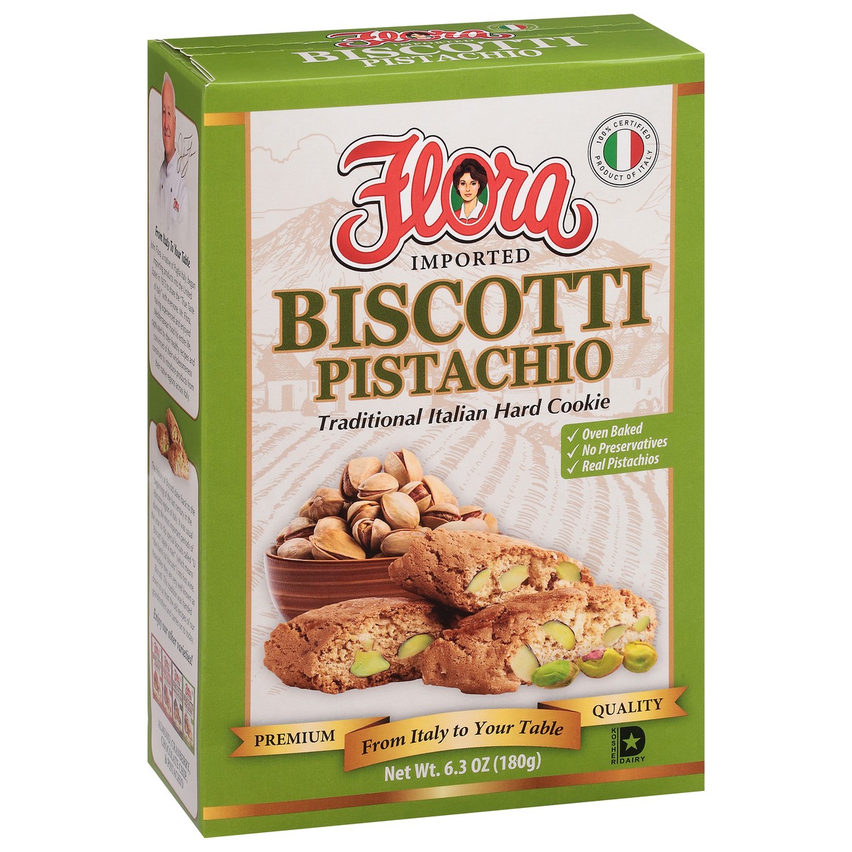 slide 4 of 9, Flora Pistachio Cookie 6.3 oz, 6.3 oz