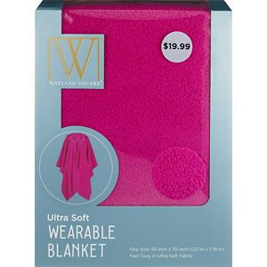 slide 1 of 1, Fall Fest Hooded Throw Blanket, Purple, 1 ct