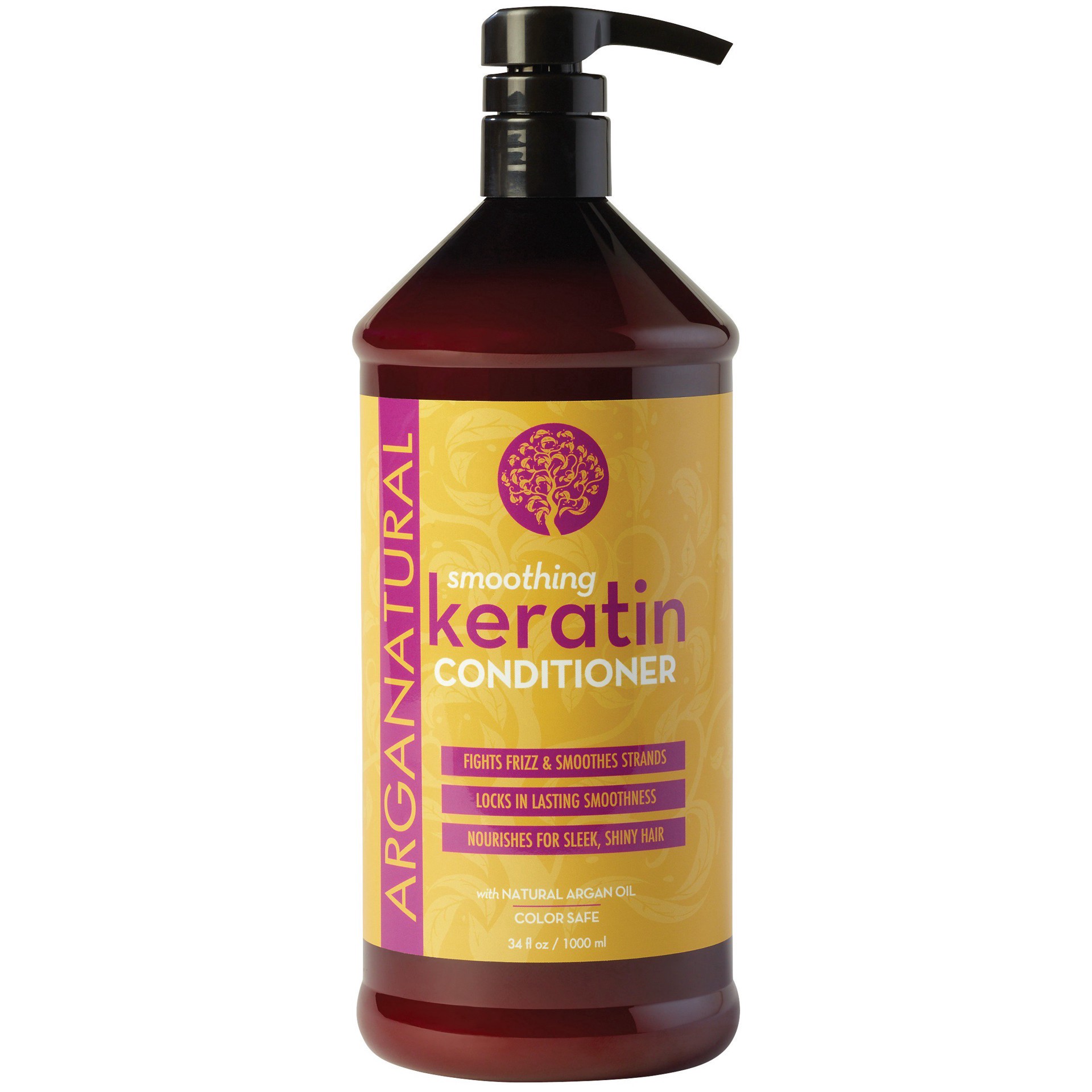 slide 1 of 1, Argan Keratin Smoothing Conditioner, 34 Oz, 1 ct