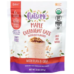 Oatsome Dairy-Free Maple Overnight Oats with Flax & Chia 7.9 oz