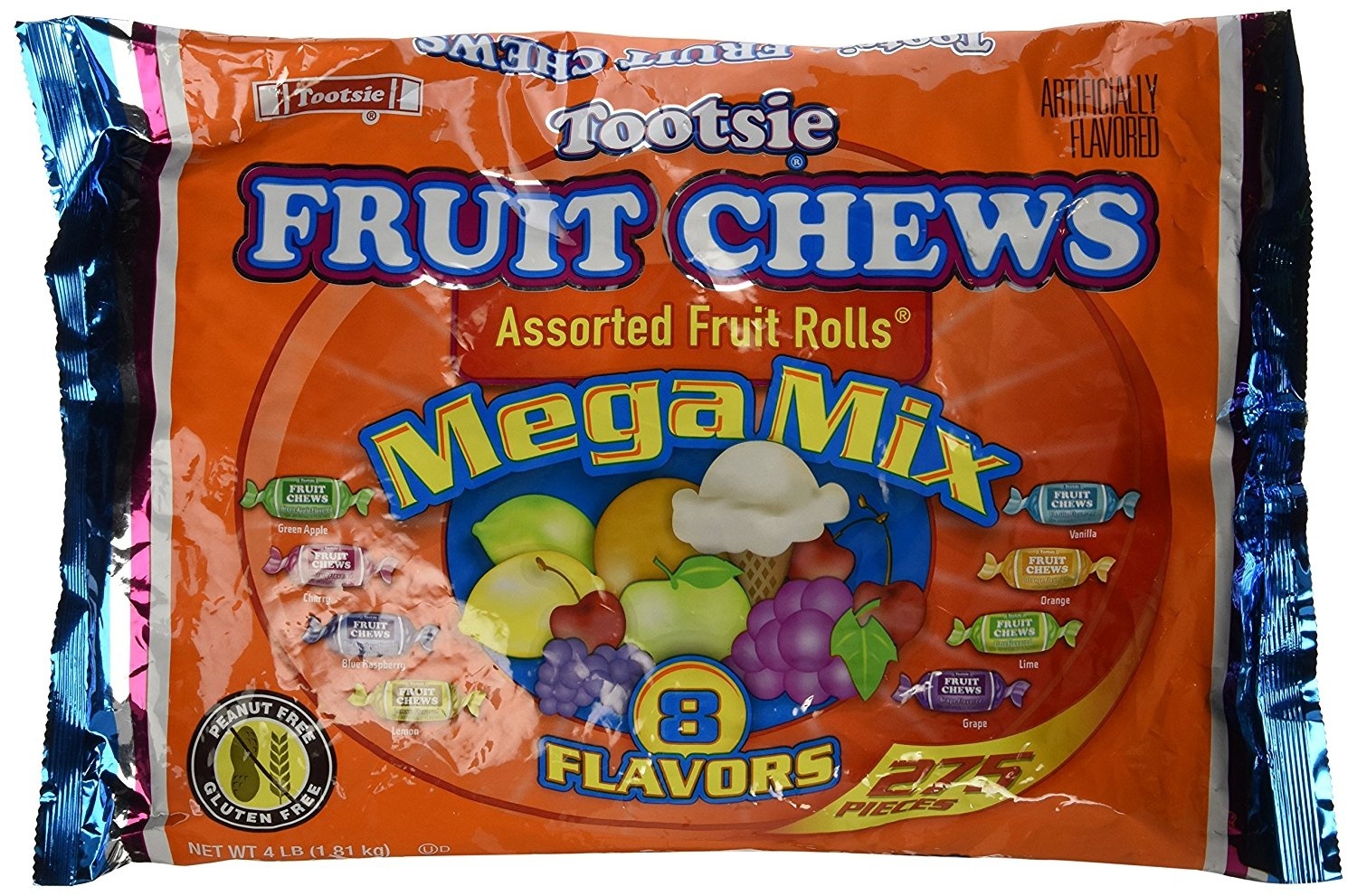 slide 1 of 1, Tootsie Roll Fruit Roll Mega Mix Candy, 64 oz