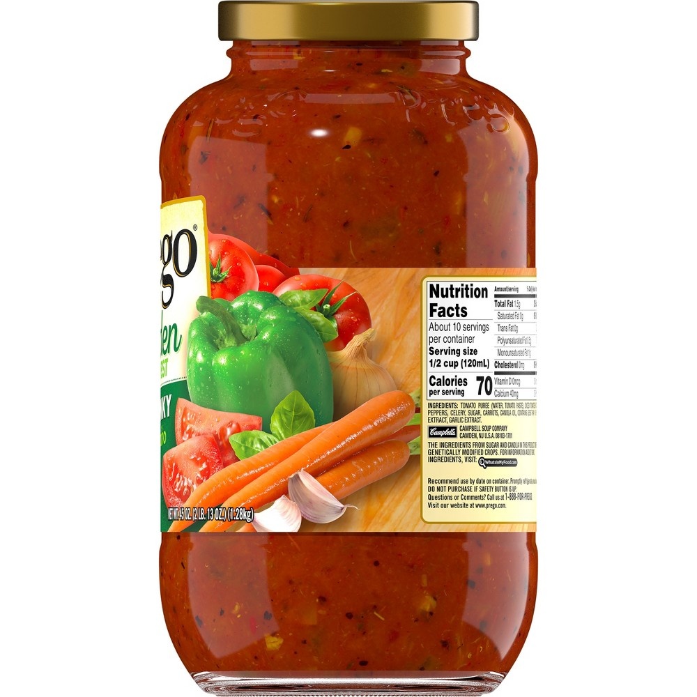 slide 5 of 8, Prego Chunky Garden Combo Italian Sauce, 45 oz