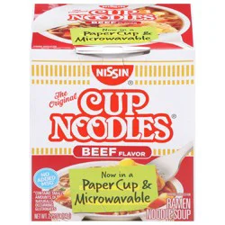 Nissin Beef Flavor Cup Noodles 2.25 oz