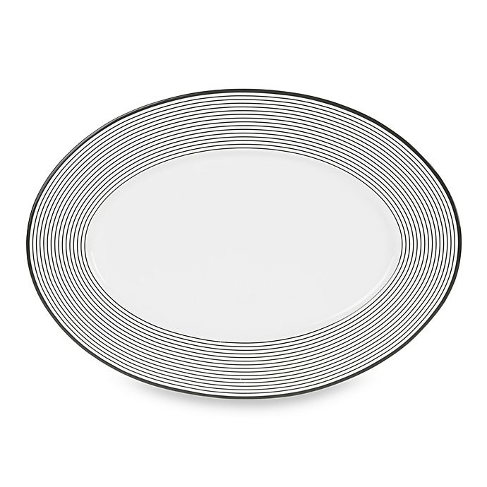 slide 1 of 1, Mikasa Cheers Rings Platter, 16 in