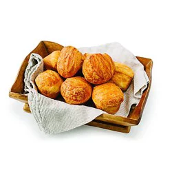 Bakery Roll Butterflake Orange Bakery - 8 Count