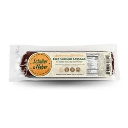 Schaller & Weber Sausage Summer Beef Cheddar Jalapeno - 6 Oz
