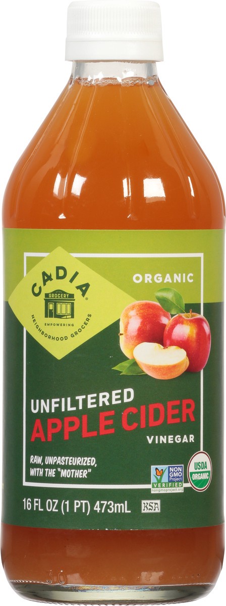 slide 6 of 9, Cadia Unfiltered Apple Cider Vinegar 16 fl oz, 16 fl oz