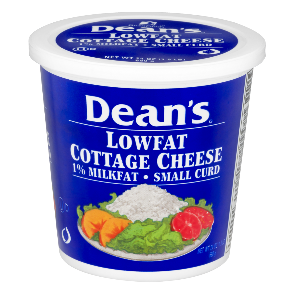 slide 1 of 1, Dean's Cottage Cheese 1% Sm, 24 oz