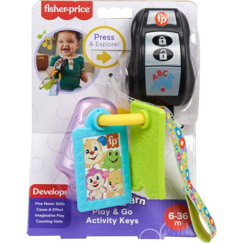slide 3 of 6, Fisher-Price Laugh & Learn Play & Go Activity Keys, 1 ct