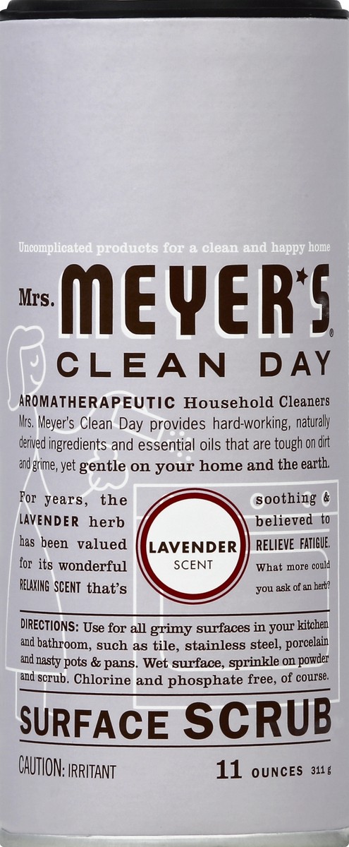 slide 1 of 3, Mrs. Meyer's Clean Day Surface Scrub, Lavender, 11 oz