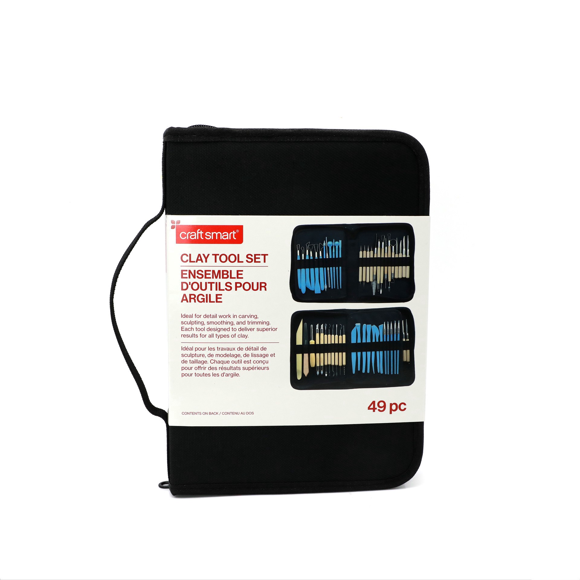 slide 3 of 7, 49-Piece Clay Tool Set By Craft Smart, 49 ct