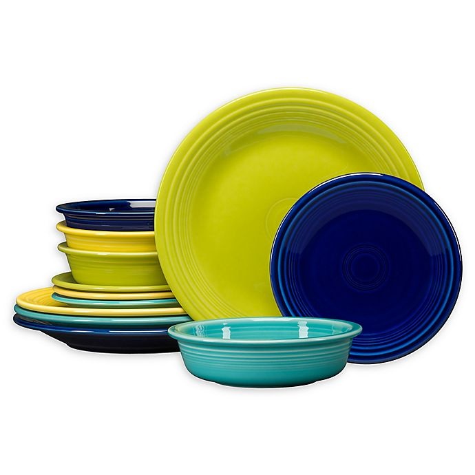 slide 1 of 1, Fiesta Cools Classic Dinnerware Set, 12 ct