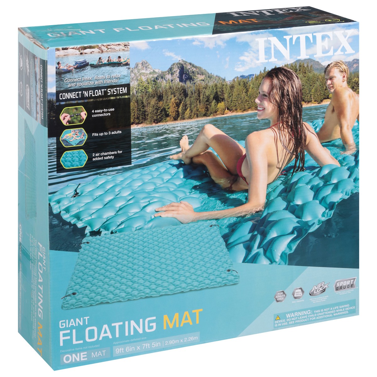 slide 10 of 11, Intex Floating Mat Giant 1 ea, 1 ct