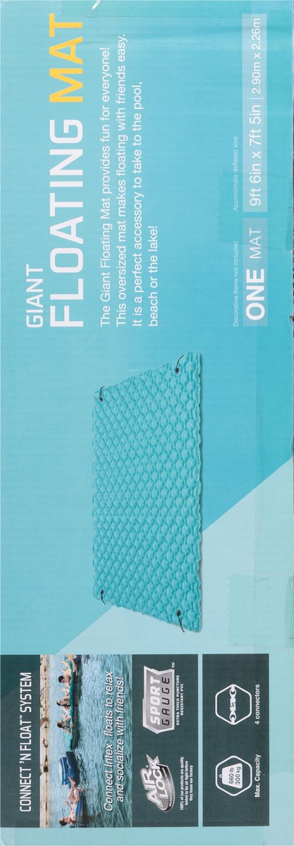 slide 8 of 11, Intex Floating Mat Giant 1 ea, 1 ct