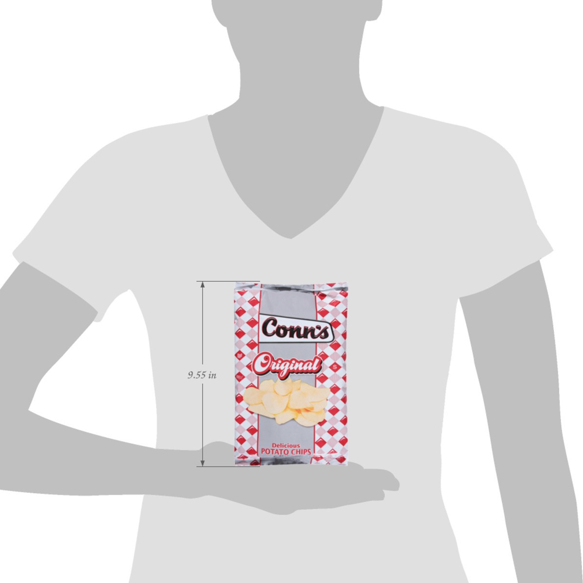 slide 2 of 14, Conn's Regular Potato Chips, 3.5 oz