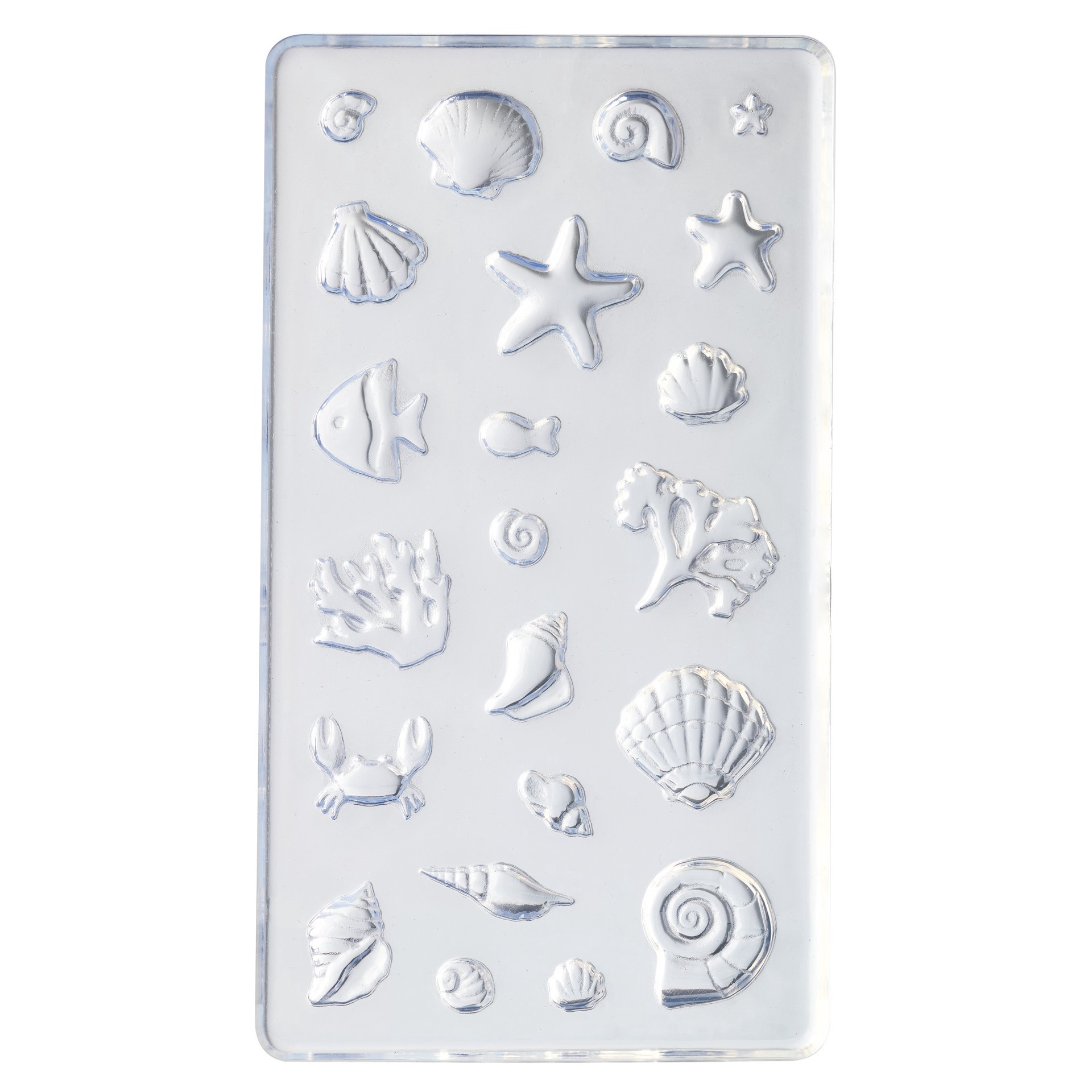 slide 6 of 6, Blue Moon Studio Uv Resin Craft Silicone Tiny Ocean Mold, 1.97 in x 3.54 in x 0.19 in