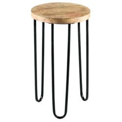 Veranda & Grove Ramona Mango Wood Side Table