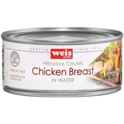Weis Quality Premium Chunk in Water Chicken Breast