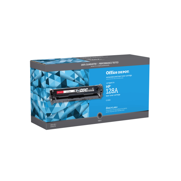 slide 1 of 1, Office Depot Brand Od1415B Remanufactured Toner Cartridge Replacement For Hp 128A Black, 1 ct