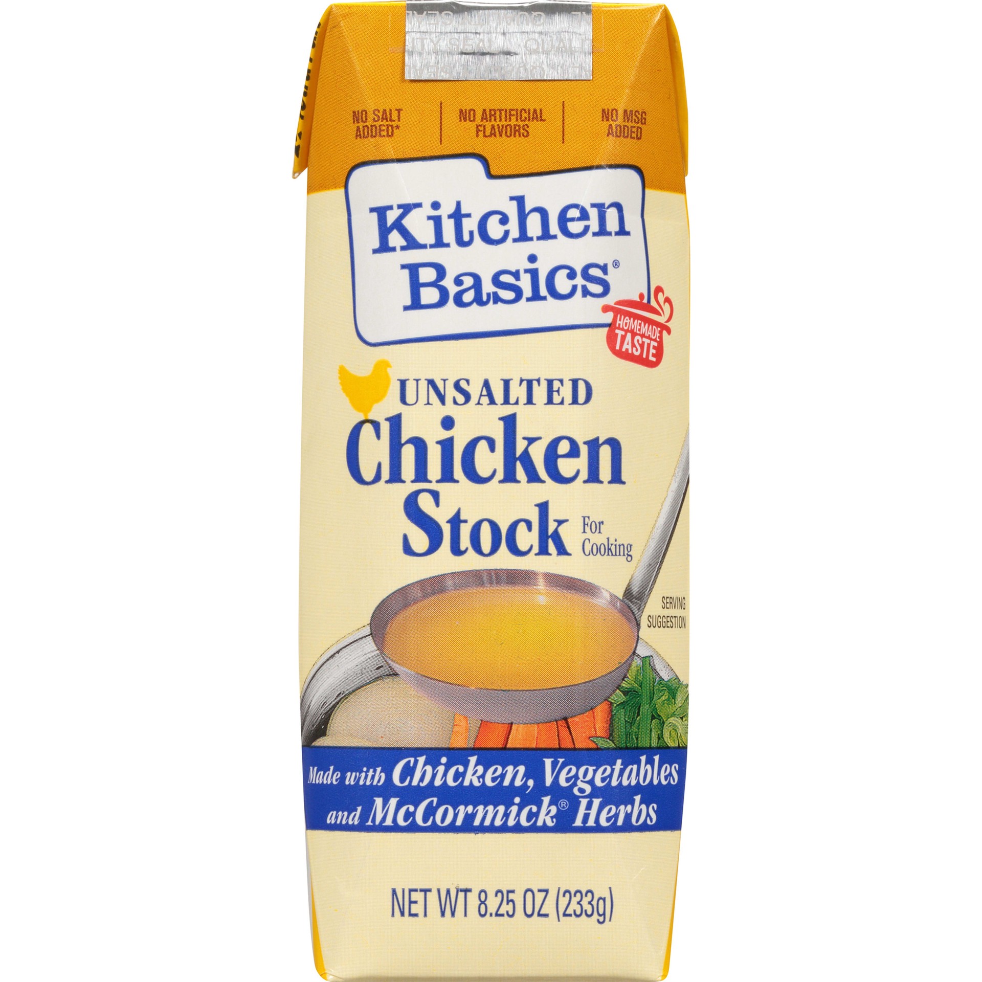 slide 1 of 5, Kitchen Basics Unsalted Chicken Stock, 8.25 fl oz, 8.25 fl oz