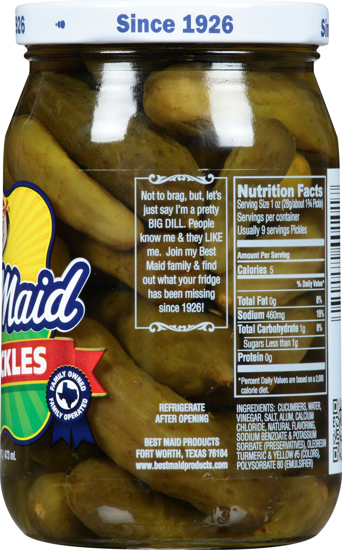 slide 3 of 5, Best Maid Dill Pickles, 16 oz