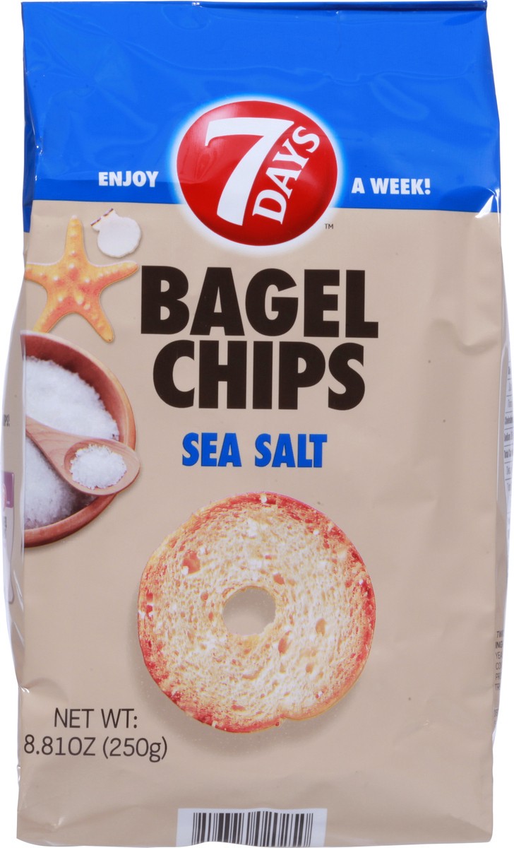 slide 13 of 13, 7DAYS Sea Salt Bagel Chips 8.81 oz, 8.81 oz