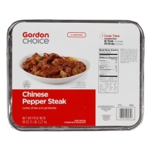 slide 1 of 1, Gordon Choice Chinese Pepper Steak, 80 oz