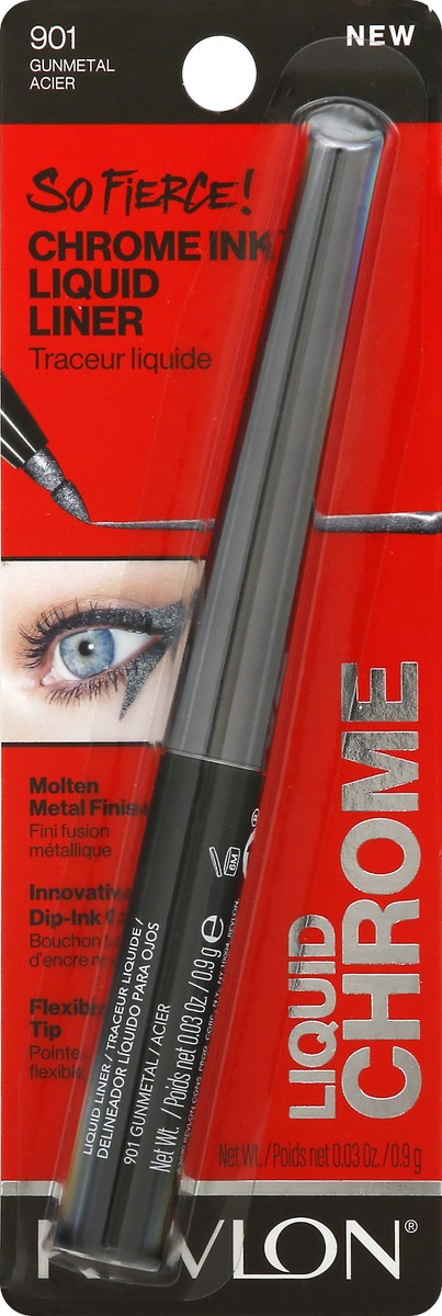 slide 8 of 9, Revlon So Fierce Gunmetal 901 Liquid Liner 0.03 oz, 0.03 oz