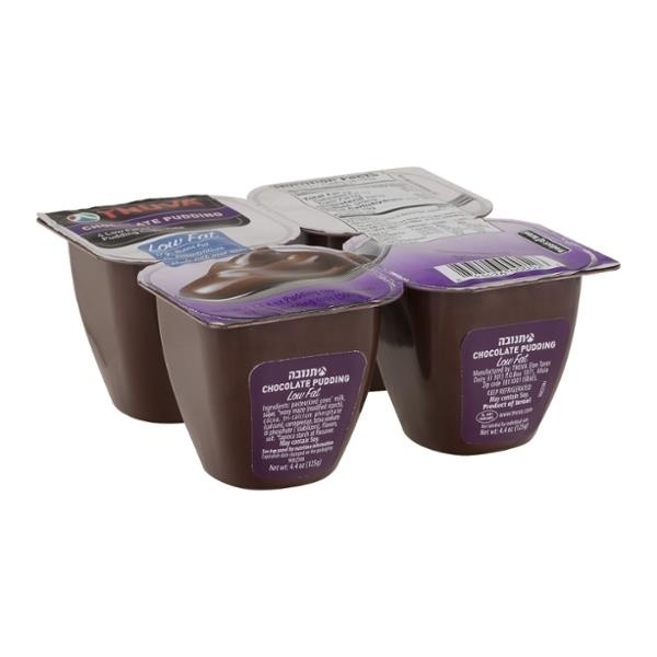 slide 1 of 1, Tnuva Low Fat Chocolate Pudding, 4 ct; 4.4 oz