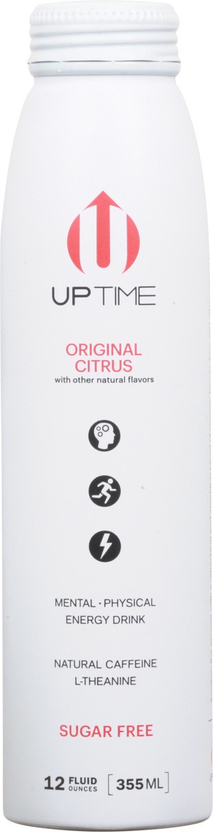 slide 1 of 9, UPTIME Energy Original Citrus Zero Sugar Energy Drink, 12 fl oz