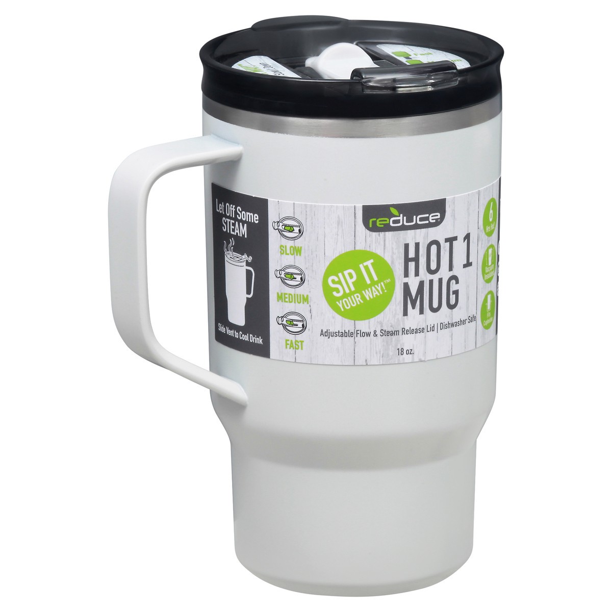 slide 8 of 9, Reduce Insulated Travel Mug - Linen, 1 ct