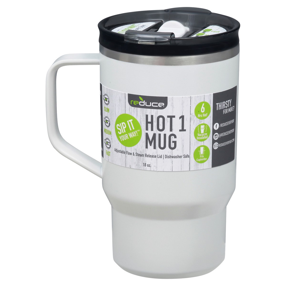 slide 2 of 9, Reduce Insulated Travel Mug - Linen, 1 ct